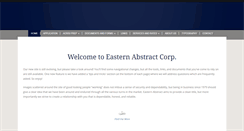 Desktop Screenshot of easternabstractny.com